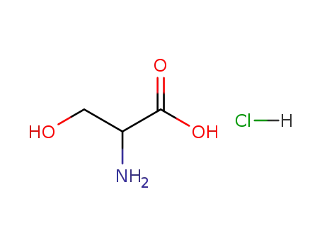 Molecular Structure of 51221-50-2 (DL-serine hydrochloride)
