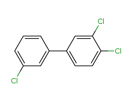 Molecular Structure of 37680-69-6 (3,3',4-TRICHLOROBIPHENYL)