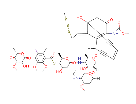 Carbamic acid,N-[(1R,4Z,8S,13E)-8-[[4,6-dideoxy-4-[[[2,6-dideoxy-4-S-[4-[(6-deoxy-3-O-methyl-a-L-mannopyranosyl)oxy]-3-iodo-5,6-dimethoxy-2-methylbenzoyl]-4-thio-b-D-ribo-hexopyranosyl]oxy]amino]-2-O-