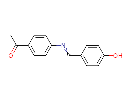 Ethanone, 1-[4-[[(4-hydroxyphenyl)methylene]amino]phenyl]-