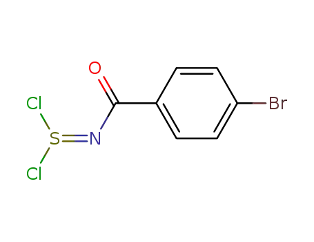 Molecular Structure of 28149-55-5 ((4-bromo-benzoyl)-imidosulfurous acid dichloride)