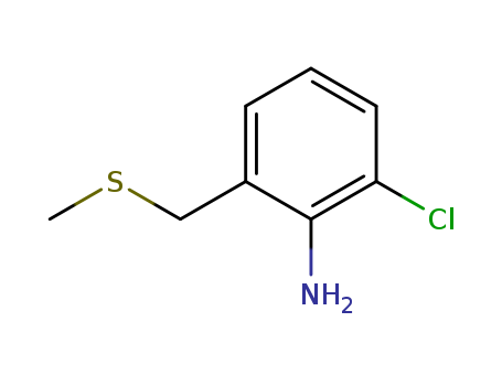 Benzenamine,2-chloro-6-[(methylthio)methyl]- cas  34774-88-4