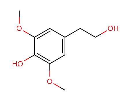 Molecular Structure of 20824-45-7 (4-hydroxy-3,5-dimethoxyphenethyl alcohol)
