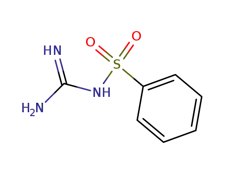 Molecular Structure of 4392-37-4 (N-(aminoiminomethyl)benzenesulphonamide)