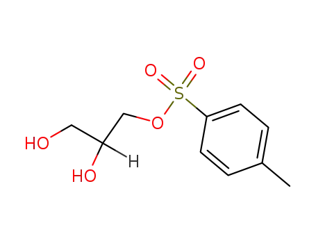 Molecular Structure of 51704-66-6 ((+/-)-2,3-dihydroxypropyl tosylate)