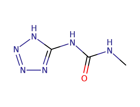 Molecular Structure of 125708-96-5 (<i>N</i>-methyl-<i>N</i>'-(1<i>H</i>-tetrazol-5-yl)-urea)