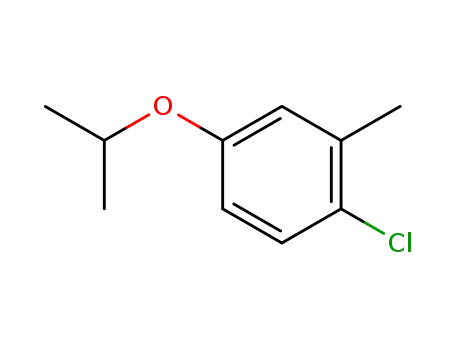 Molecular Structure of 859181-31-0 ((4-chloro-3-methyl-phenyl)-isopropyl ether)