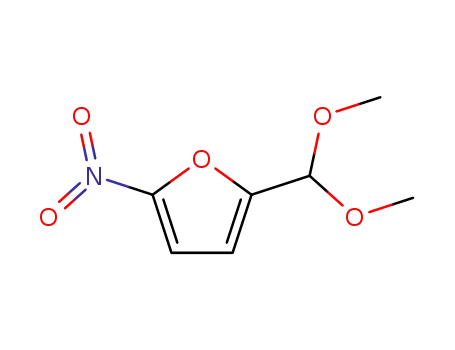 Molecular Structure of 17163-18-7 (5-nitro-2-furancarbaldehyde dimethylacetal)