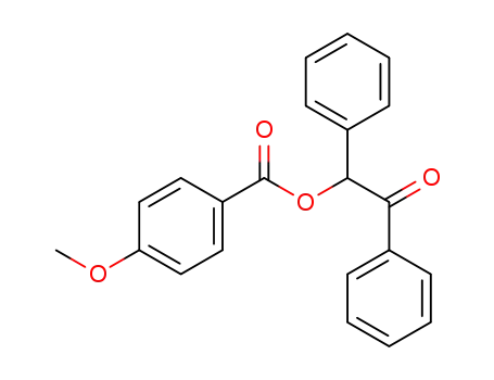 Molecular Structure of 114678-99-8 (2-oxo-1,2-diphenylethyl 4-methoxybenzoate)
