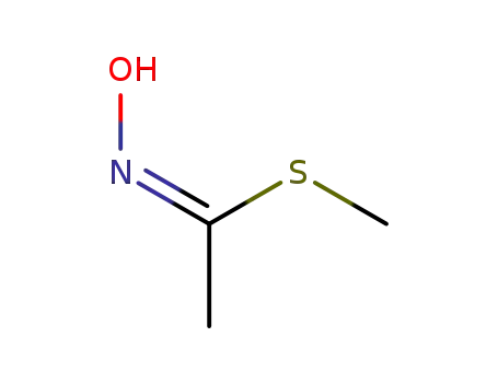 Molecular Structure of 19125-12-3 (Ethanimidothioic acid, N-hydroxy-, methyl ester, (Z)-)