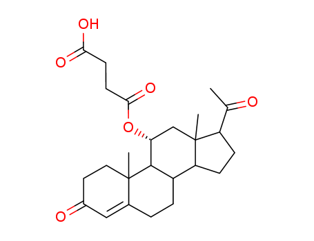 4-pregnen-11α-ol-3, 20-dione hemisuccinate