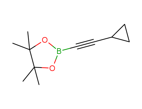 2-(2-cyclopropylethynyl)-4,4,5,5-tetramethyl -1,3,2-dioxaborolane