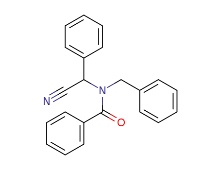 Molecular Structure of 5367-12-4 (<i>N</i>-benzyl-<i>N</i>-(cyano-phenyl-methyl)-benzamide)