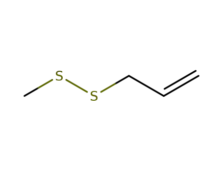 Molecular Structure of 2179-58-0 (Methyl allyl disulfide)