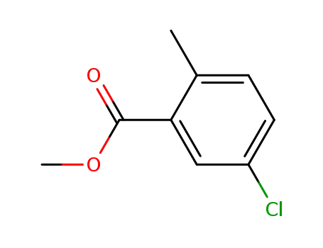 Molecular Structure of 99585-13-4 (5-CHLORO-2-METHYL-BENZOIC ACID METHYL ESTER)