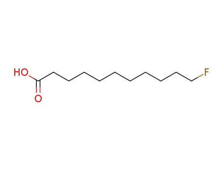 Molecular Structure of 463-17-2 (11-Fluoroundecanoic acid)