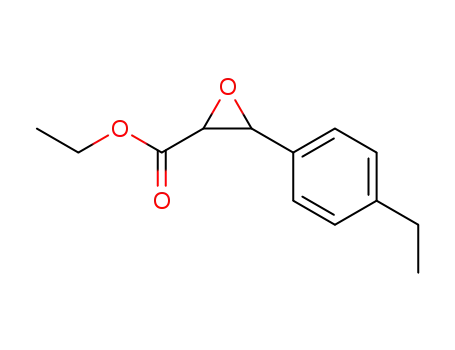 Molecular Structure of 94109-49-6 (ethyl 3-(p-ethylphenyl)oxirane-2-carboxylate)
