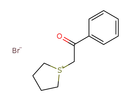 Thiophenium, tetrahydro-1-(2-oxo-2-phenylethyl)-, bromide