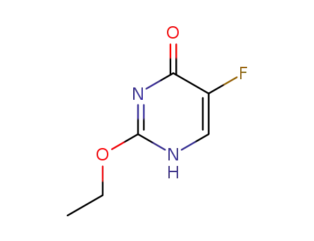 Molecular Structure of 56177-80-1 (2-Ethoxy-5-fluoro-1H-pyrimidin-4-one)
