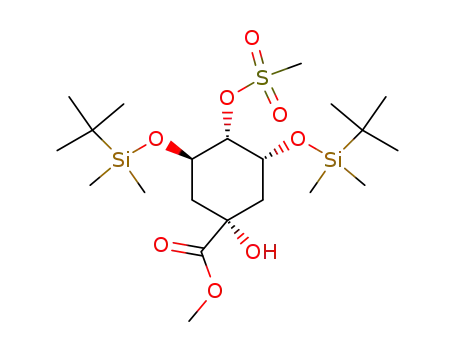 methyl 3,5-di-O-(tert-butyldimethylsilyl)-4-O-methanesulfonylquinate