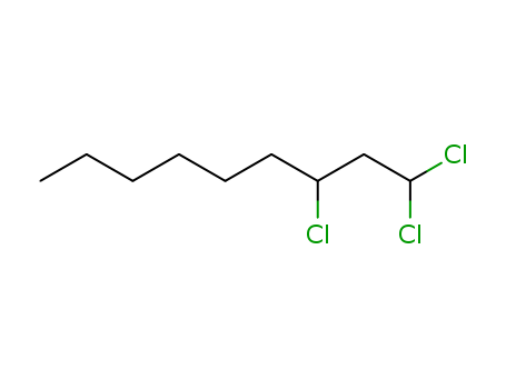 Molecular Structure of 10575-86-7 (Nonane, 1,1,3-trichloro-)