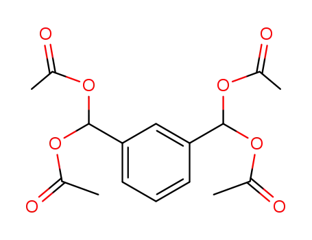 Molecular Structure of 167862-23-9 (1,3-bis-diacetoxymethyl-benzene)