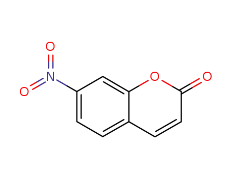 Molecular Structure of 19063-58-2 (7-NITROCOUMARIN)