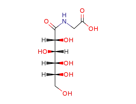 Molecular Structure of 5616-22-8 (N-D-Gluconoylglycine)