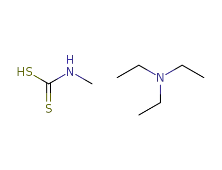 methyl dithiocarbamic acid triethylammonium
