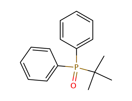 Molecular Structure of 56598-35-7 (Phosphine oxide, (1,1-dimethylethyl)diphenyl-)