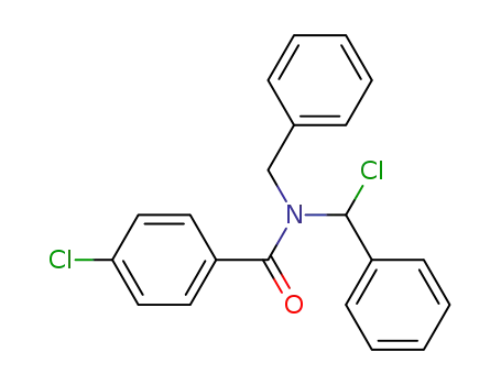 Benzamide, 4-chloro-N-(chlorophenylmethyl)-N-(phenylmethyl)-