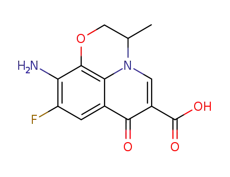10-amino-9-fluoro-2,3-dihydro-3-methyl-7-oxo-7H-pyrido[1,2,3-de]-1,4-benzoxazine-6-carboxylic acid