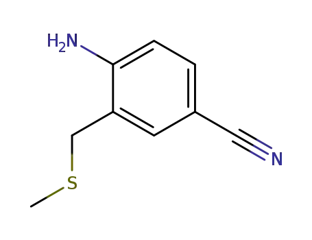 Benzonitrile, 4-amino-3-[(methylthio)methyl]-