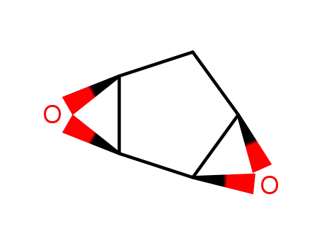 Molecular Structure of 16326-26-4 (cis-1α,2α,4α,6α-3,7-dioxatricyclo<4.1.0.0<sup>2,4</sup>>heptane)