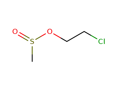 Molecular Structure of 118725-60-3 (methanesulfinic acid-(2-chloro-ethyl ester))
