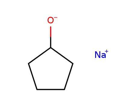 Molecular Structure of 5736-19-6 (sodium cyclopentanolate)