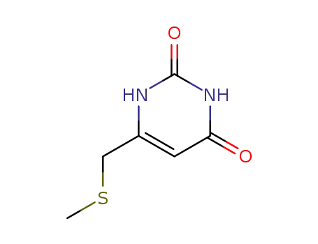 2,4(1h,3h)-Pyrimidinedione, 6-[(methylthio)methyl]-
