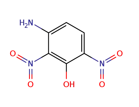 Molecular Structure of 30226-37-0 (3-amino-2,6-dinitro-phenol)