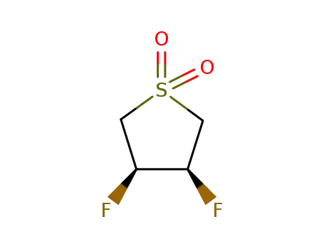 Thiophene, 3,4-difluorotetrahydro-, 1,1-dioxide, (3R,4S)-rel- (9CI)