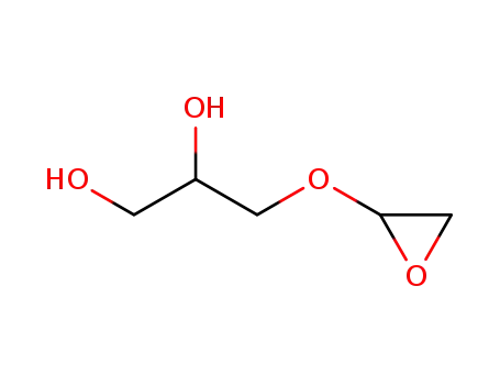 Molecular Structure of 1416557-67-9 (3-(oxrian-2-yloxy)propane-1,2-diol)