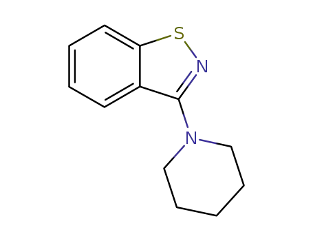 Molecular Structure of 22801-60-1 (3-(piperidin-1-yl)-1,2-benzoisothiazole)