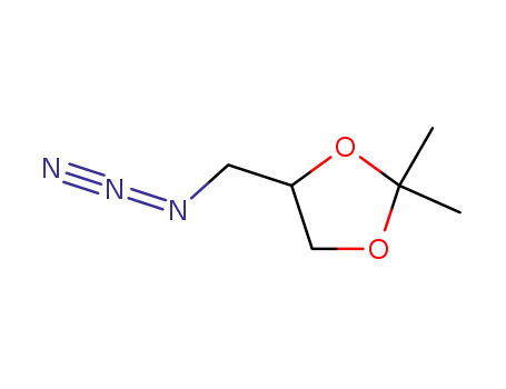 Molecular Structure of 25261-56-7 (4-(azidomethyl)-2,2?dimethyl-1,3-dioxolane)