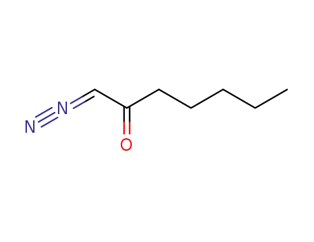 Molecular Structure of 35522-40-8 (2-Heptanone, 1-diazo-)