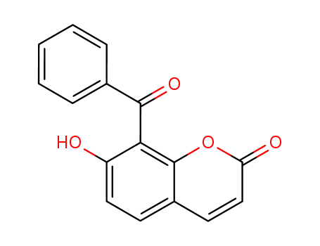 2H-1-Benzopyran-2-one, 8-benzoyl-7-hydroxy-