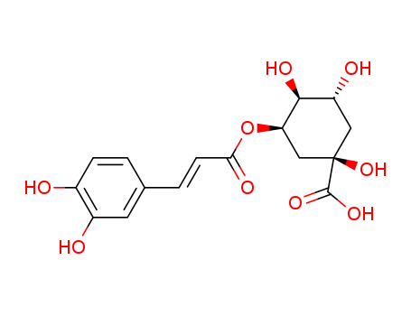 Cyclohexanecarboxylicacid,3-[[(2E)-3-(3,4-dihydroxyphenyl)-1-oxo-2-propen-1-yl]oxy]-1,4,5-trihydroxy-,(1R,3R,4S,5R)-