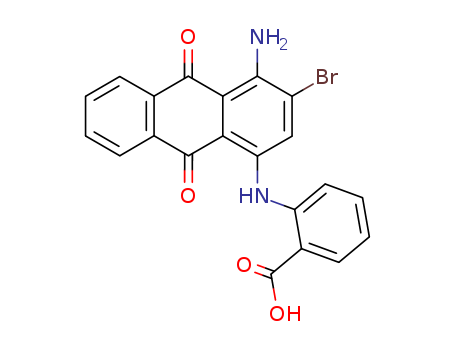 Benzoic acid,2-[(4-amino-3-bromo-9,10-dihydro-9,10-dioxo-1-anthracenyl)amino]-