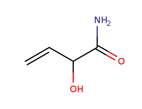 Molecular Structure of 210468-74-9 (2-hydroxy-but-3-enoic acid amide)