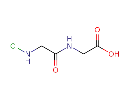 Molecular Structure of 53090-33-8 (N-chloroglycylglycine)