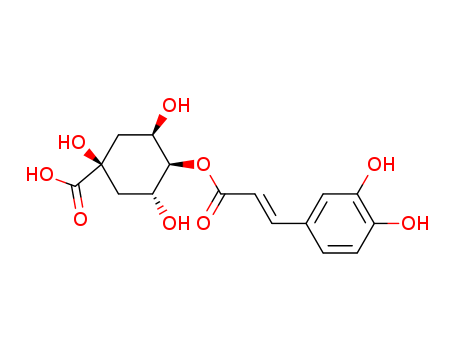 4-{[(2E)-3-(3,4-Dihydroxyphenyl)-2-propenoyl]oxy}-1,3,5-trihydroxycyclohexanecarboxylic acid