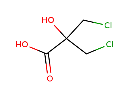 Molecular Structure of 855634-60-5 (β,β'-dichloro-α-hydroxy-isobutyric acid)